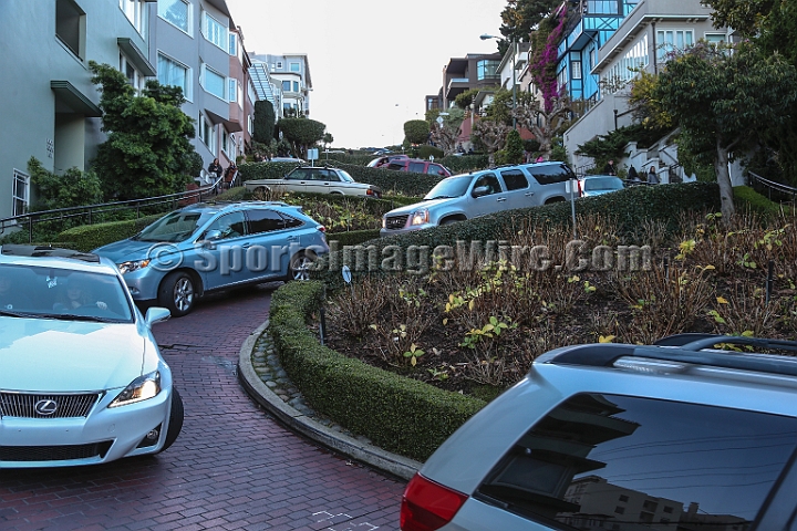 EOS-1D X0371.JPG - Dec 29, 2012; San Francisco, CA, USA; General view of Lombard Street in San Francisco before the 2012 Kraft Fighting Hunger Bowl at AT&T Park.